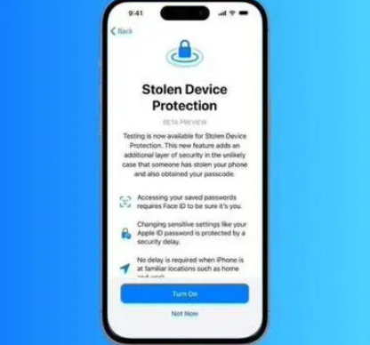 高碑店苹果授权维修店分享被盗设备保护功能开启方法 